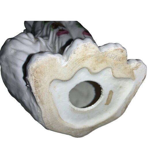 Tall White Sitting Ceramic Dog Figurine Made in Japan - Picture 8 of 9